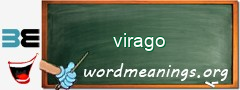 WordMeaning blackboard for virago